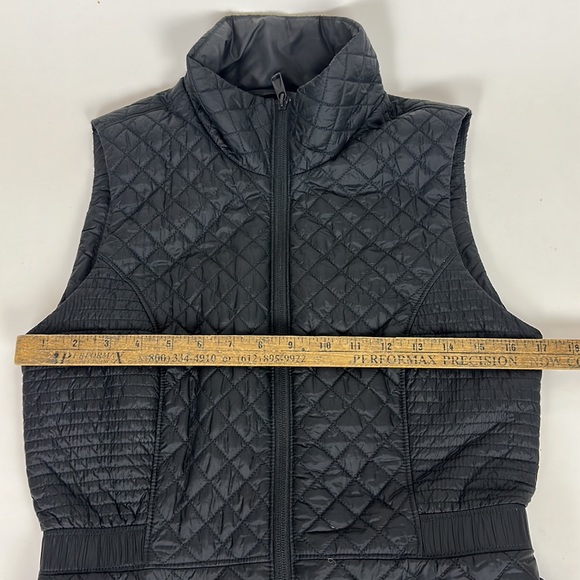 The North Face Womens Insulated Luna Vest Size S Black Quilted Zip Front Pockets - Picture 9 of 16
